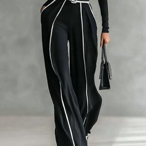 Wide-Leg Elegant Pants